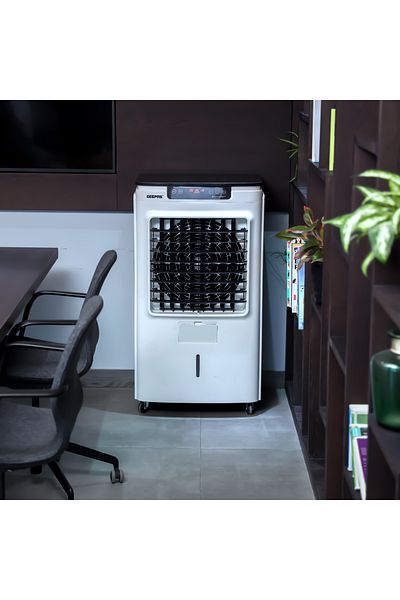 Geepas Digital Air Cooler  45L with Ice Box Technology| 3 Wind Speed| Digital Display with Remote Control