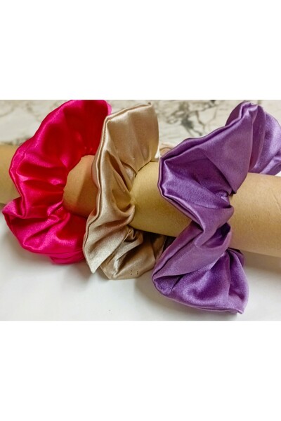 Lissa Aksesuar Satin Simit TOKA modele trei achiziții la alegere a culorilor