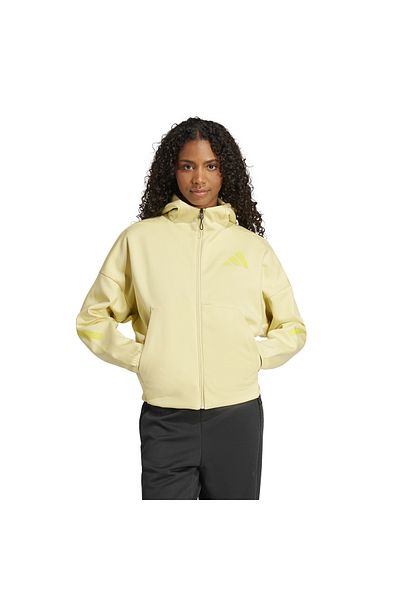 adidas Μπλούζα με κουκούλα Μονό Τοπ Γυναικεία Casual - W Z.N.E. Fz Jj4753
