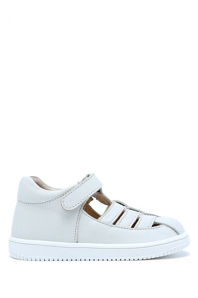 Kifidis Pantofi din piele unisex pentru copii S24V019 20-24 piele nappa crem