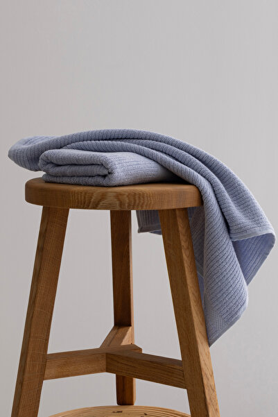 Koza Home مجموعة مناشف الحمام المكونة من قطعتين من الألياف الدقيقة المضلعة با...