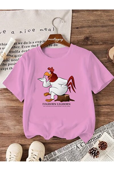 oneagılyazı Petao Štampano Dete Oversize kroj T-shirt