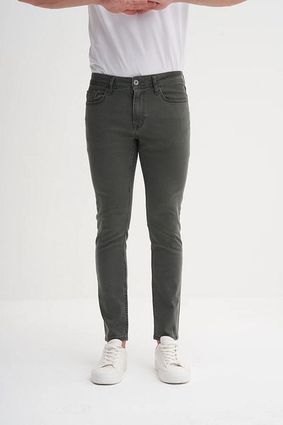 Cazador Дънкови панталони Harden Skinny Fit с ниска талия и тесни крачоли