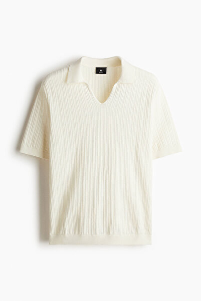 H&M Pima Pamuklu Polo Tişört Regular Fit
