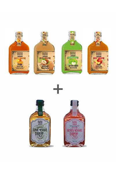 Jardin Kahve Koktail Şurup 4’lü Set Lime Cool Berry Cool Drop