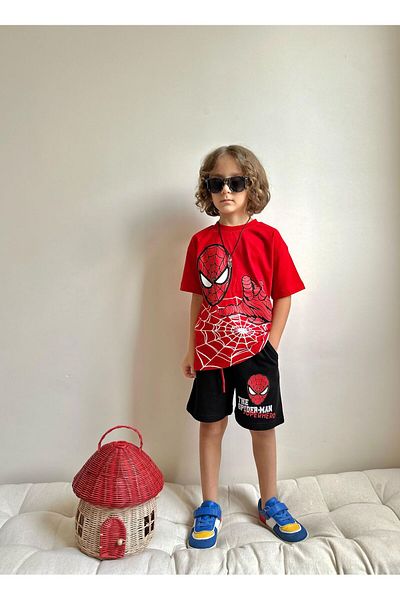 patriko tekstil Boy's Popular Character Shorts Tshirt Bottom Top Set