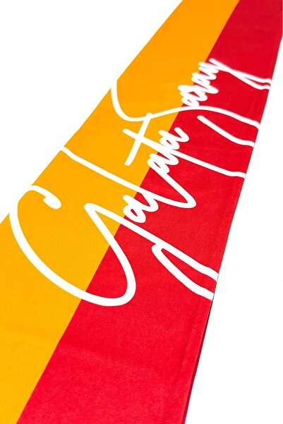 Galatasaray Orijinal Lisanslı Çift Yön Baskılı Şal Kaşkol Atkı Hediyelik Ahşap Kutulu