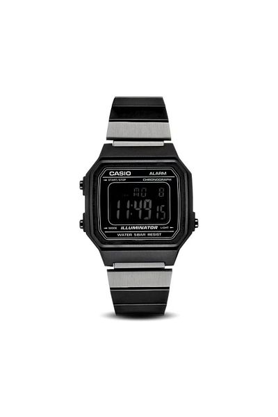 Casio Casio Men's Analog Stainless Steel Dress Watch - B650WB-1BEF, Black Dial