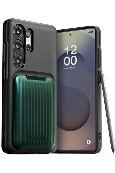 VRS Design حافظة D-Wallet Orb Fit لهاتف Samsung Galaxy S25 ULTRA مزودة بثلاث ...