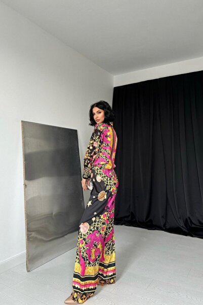 JANES Patterned Shirt and Patterned Trousers Set