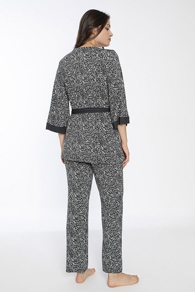 CONFEO Set crop și rochie afumată pentru femei C3T1N7O-048