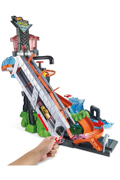 HOT WHEELS HW Color Shifters Ultimate Gator Car Wash Playset - FTB67