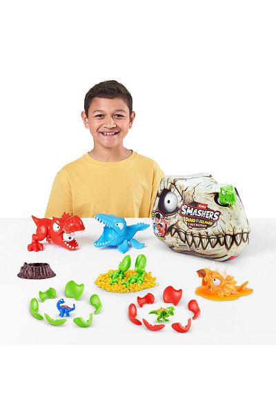 Smashers Dino Island T-Rex Battle Playset - Medium - S1