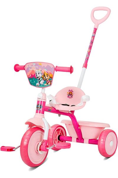 SPARTAN Paw Patrol Tricycle with Pushbar For Girls