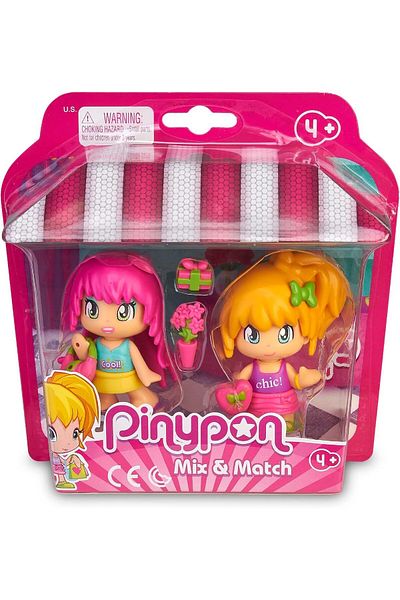 Pinypon 700015605 Shopping Friends Mini Dolls