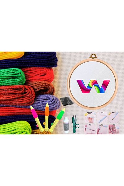 Store Punch Set Embroidery Set with Hoop DIY Set Series 98