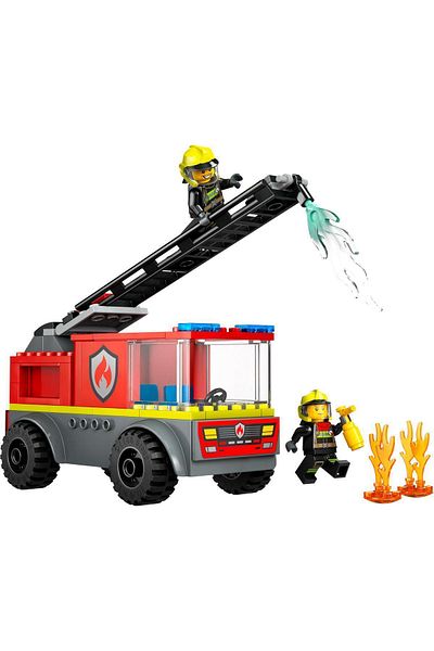 LEGO ® City Fire Engine with Ladder, Firefighter Toy Vehicle Gift for Kids 60463