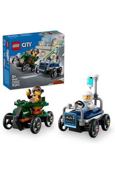 LEGO City Airplane - over 5 Years Race Car Pack 60459 (70 Pieces)