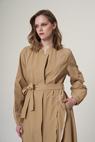 MissWhence Fermuar Detaylı Trençkot