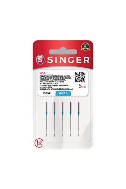 SİNGER Overlok İğnesi 14 Numara (5'Li Blıster)