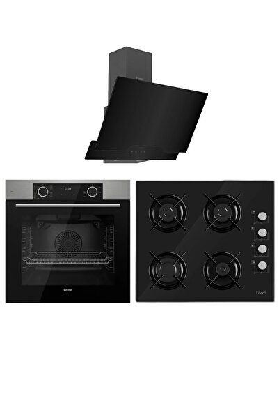 Ferre FRYART HAVA FRİTÖZÜ ANKASTRE SİYAH SET (XE63MI+2140+D63)