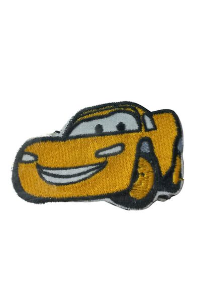 Store Applique Iron-On Car Mustard Arma 3X4 cm