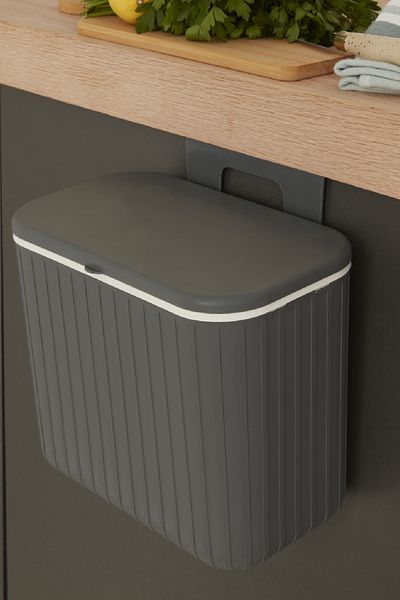 Karaca Home Κάδος απορριμμάτων Pino 8 Lt Γκρι