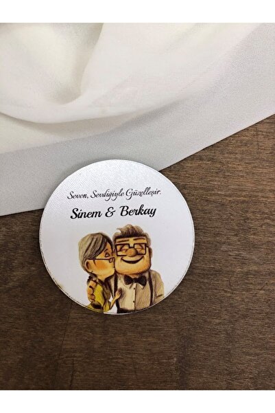 Desenor Concept Ahşap Magnet 50 Adet Nikah Magneti Nişan Magneti Kına Magneti...