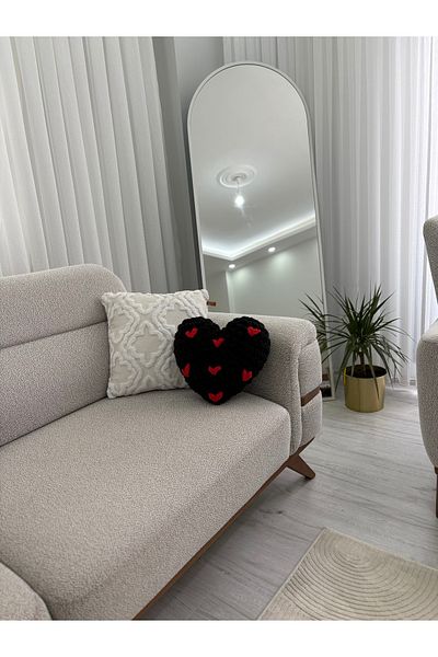 Home Heart Decorative Pillow - Heart Shaped Special Pillow / the Most Beautiful Heart Pillow of Gift Options