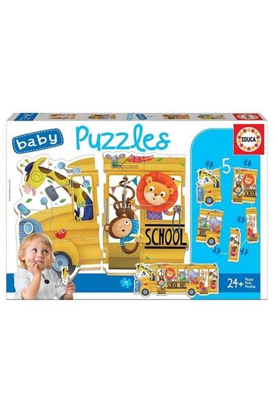 EDUCA Educa Baby Puzzles School Bus 17575