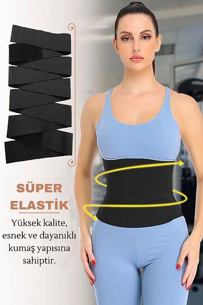 AZURİNE Slimming & Firming Maternity Belly Corset - Wrap Belt & Hourglasses Look
