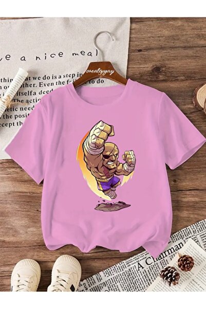 oneagılyazı Bokser Štampano Dete Oversize kroj T-shirt