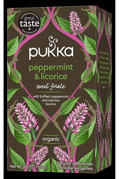 Pukka Peppermint & Licorice Organik Bitki Çayı