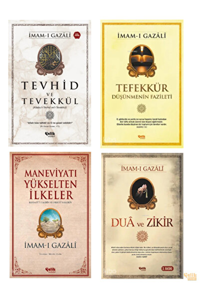 Çelik Yayınevi Maneviyatı Yükselten İlkeler- Dua ve Zikir- Tefekkür- Tevhid v...