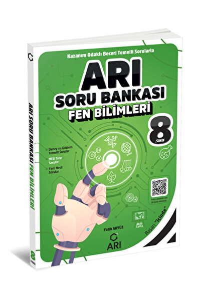 Arı Yayıncılık 8.Sınıf Fen Bilimleri Arı Soru Bankası