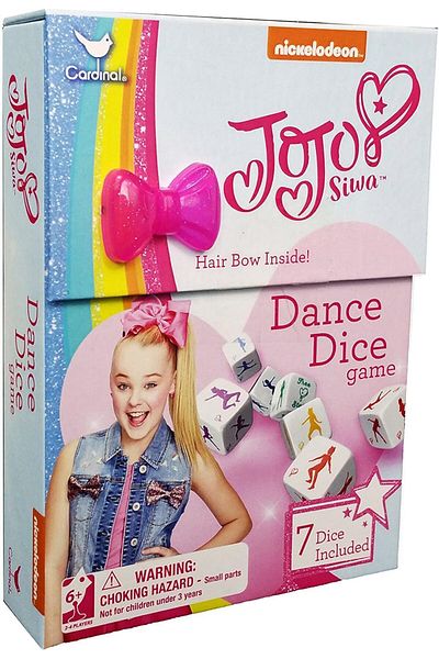 CARDINAL Spin Master Games Games JoJo Siwa Dance Dice Dance Dice Game, Original Version (6040440)