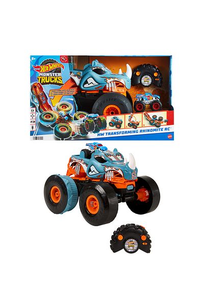 HOT WHEELS R/C 1:12 Monster Trucks Transforming Rhinomite