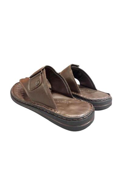 Pierre Cardin Flip Flop Sole Genuine Leather Men's Slippers