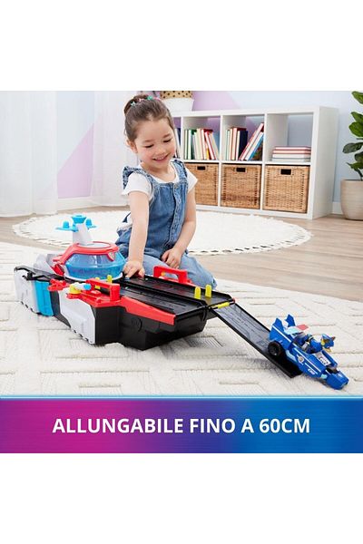 PAW PATROL PAW PATROL: The Mighty Movie Marine Headquarters Playset with Chase Toy Figure and Superhero Vehicle
