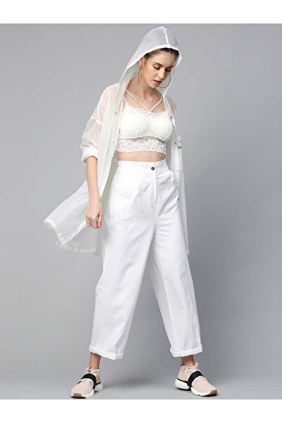 Sassafras By Styli Solid Wide Leg Trousers