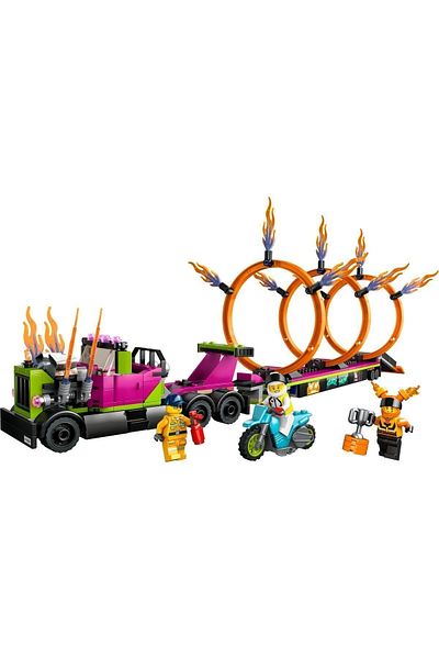 LEGO ® City Show Truck and Fire Circle Competition 60357 - Creative Toy Construction Set (479 Pieces)