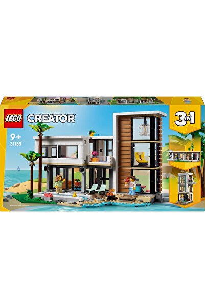 LEGO ® Creator 3-in-1 Modern House 31153 - 9+ Creative Toy Construction Set (939 Pieces)