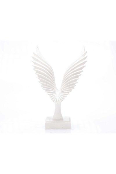 Ella Home Italia White Resin "bird" Statuette