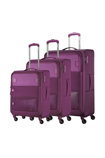 American Tourister MAJORIS  3Pcs SET TSA  SOFT LUGGAGE -WINE BERRY
