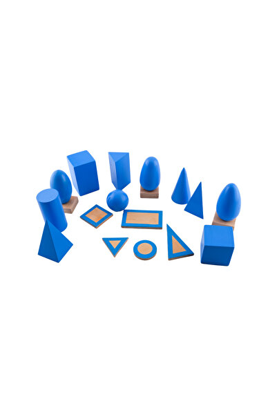 BALATOYZ Montessori Mavi Geometrik Cisimler