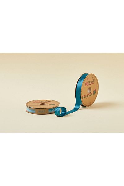 mivento Piping Satin Layered 082 Petrol 2 cm 25 Meters 100% Polyester
