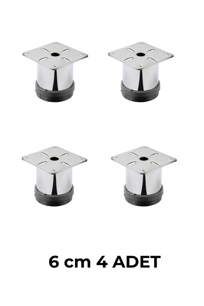Genel Markalar 4 ADET 6 cm Mobilya Kanepe Baza Koltuk Metal Destek Yükseltici...