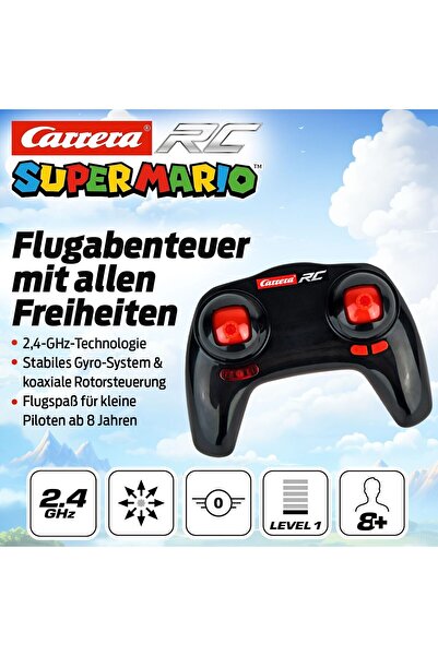 Carrera RC Super Mario™ Flying Cape Mario Helicopter: 10.4 cm, Age 8+