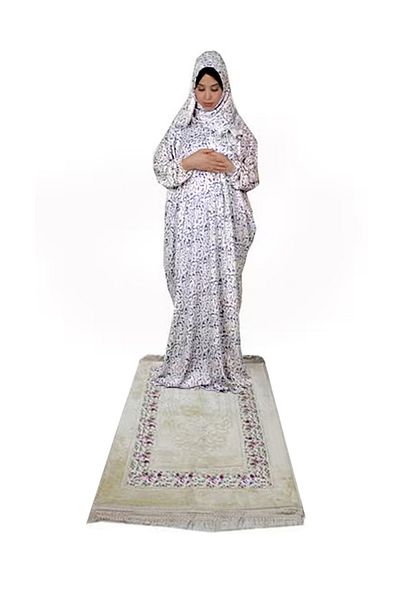 SDD طقم سجاده مع شرشف صلاة خامة ممتازة