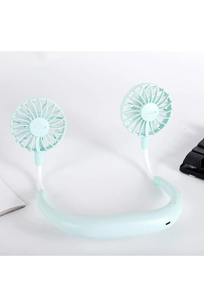SNEXPRES Boyun Askılı Giyilebilir Kablosuz Şarjlı Taşınabilir Mini Fan Vantil...